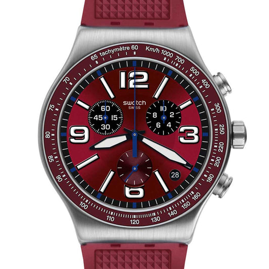 Swatch Irony New Chrono Wine Grid YVS463