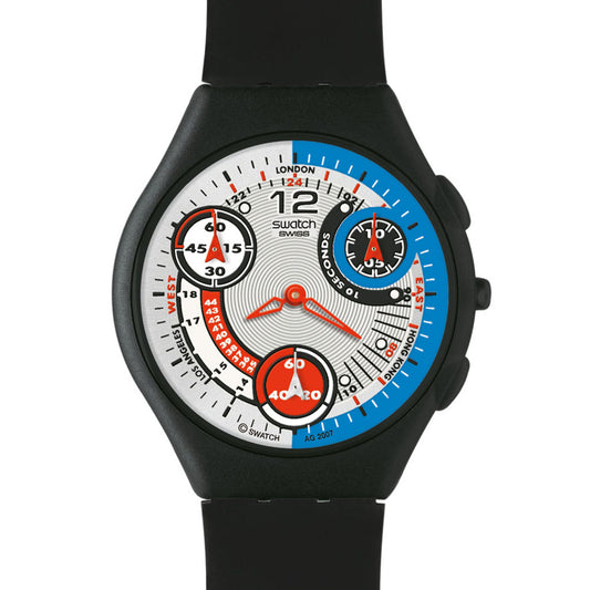 Swatch Skin Chrono World Talk Black SUYB117C