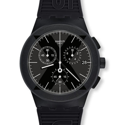 Swatch Chrono Plastic X-District Black SUSB413