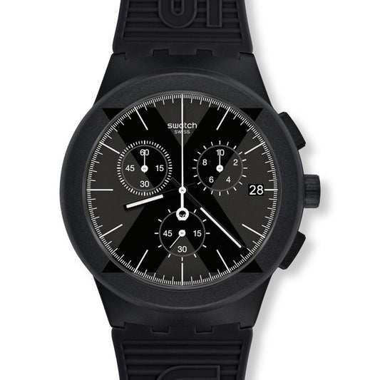 Swatch Chrono Plastic X-District Black SUSB413