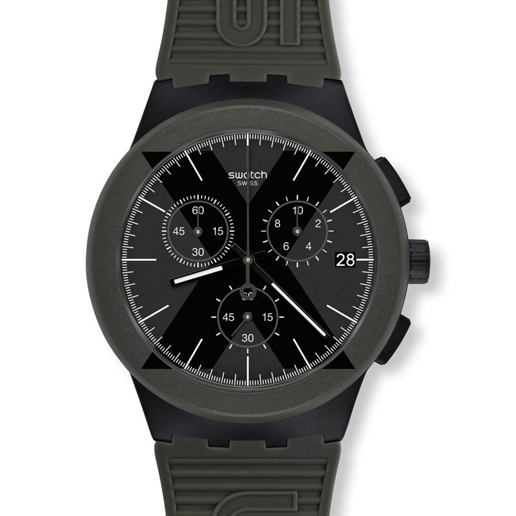Swatch Chrono Plastic X-District Green SUSB414