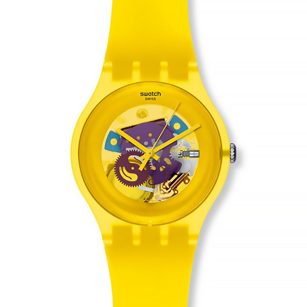 Swatch New Gent YELLOW LACQUERED SUOJ100