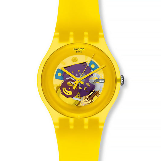 Swatch New Gent YELLOW LACQUERED SUOJ100