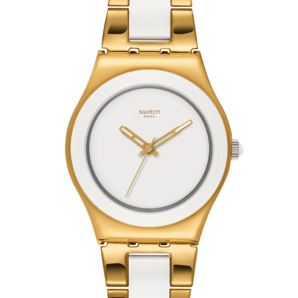 Swatch Irony Medium YELLOW PEARL YLG122G