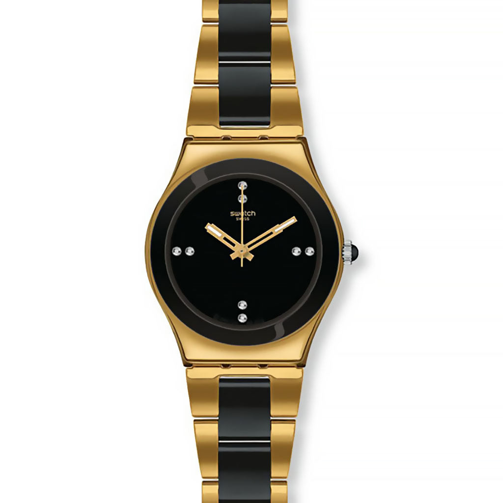Swatch Irony Big CHARCOAL MEDAL ROSE YGG704G