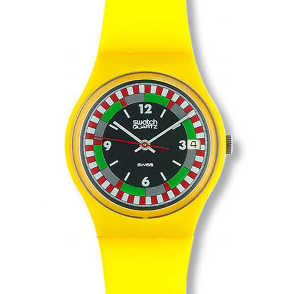 Swatch Gent Yellow Racer GJ400