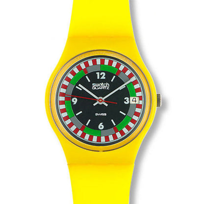 Swatch Gent Yellow Racer GJ400