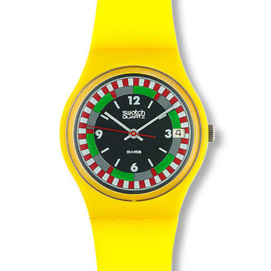 Swatch Gent Yellow Racer GJ400