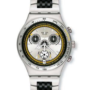 Swatch Irony Chrono Yellow Ring YCS495G