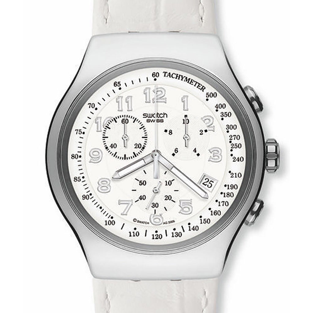 Swatch Irony The Chrono Your Turn White YOS439