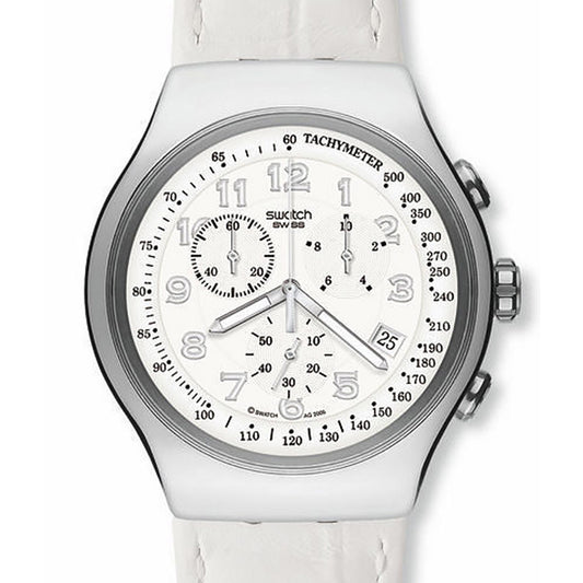 Swatch Irony The Chrono Your Turn White YOS439
