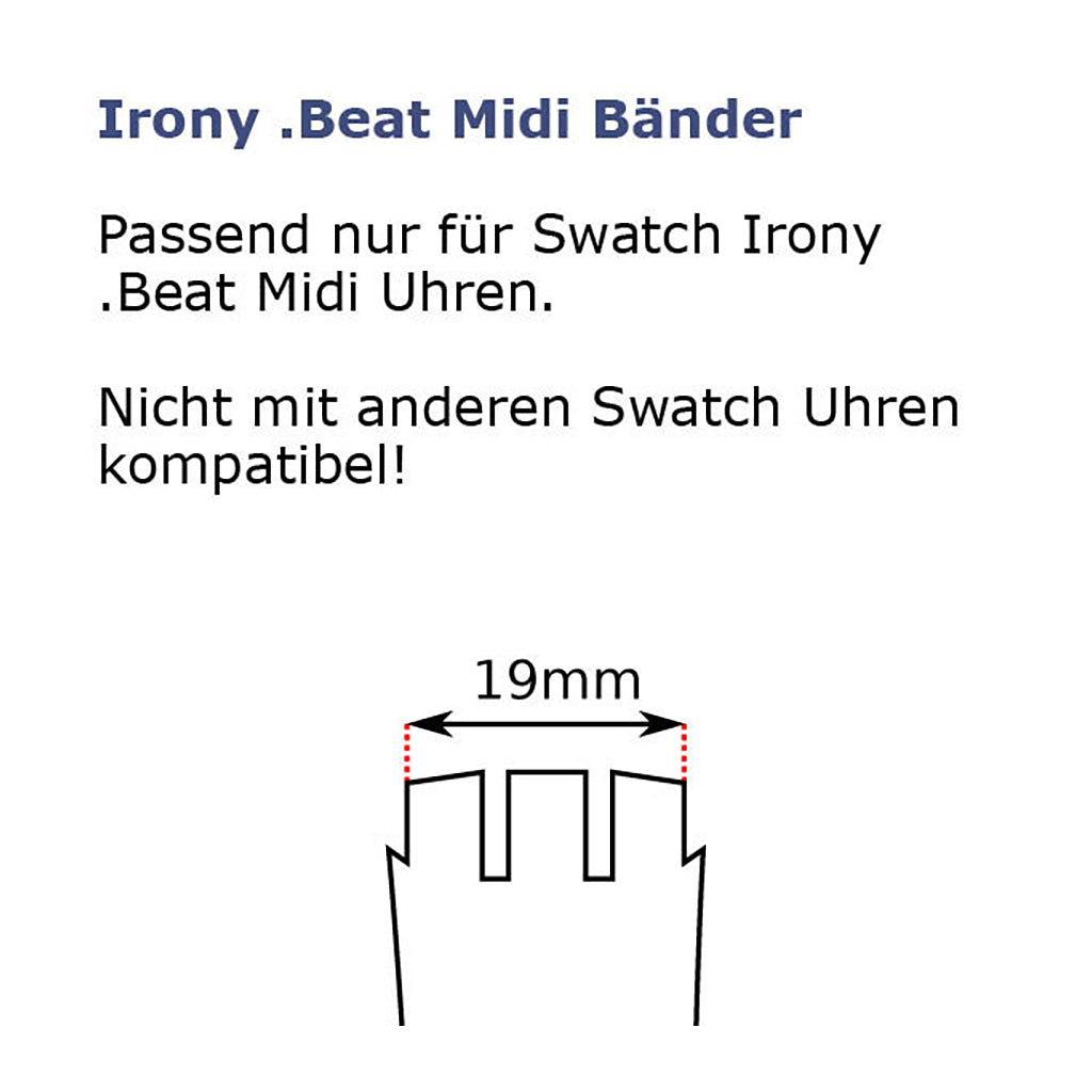 Swatch Ersatzband MOONRAKER AYKA4000
