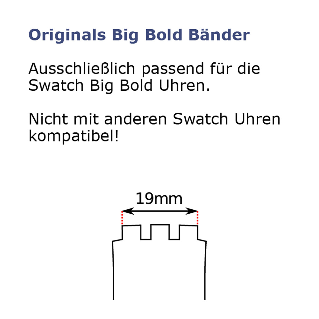 Swatch Ersatzband Big Bold Bape Paris Edition ASO27Z703