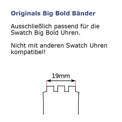 Swatch Ersatzband Big Bold Bape Paris Edition ASO27Z703