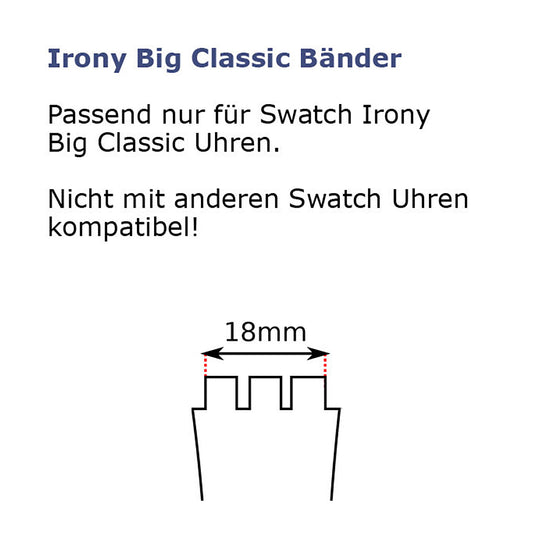 Swatch Ersatzband Carbonata AYWB401