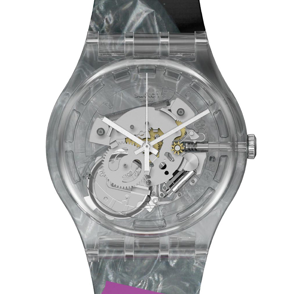 Swatch New Gent BLACK FRIDAY BUBBLES IV SUOK137-019