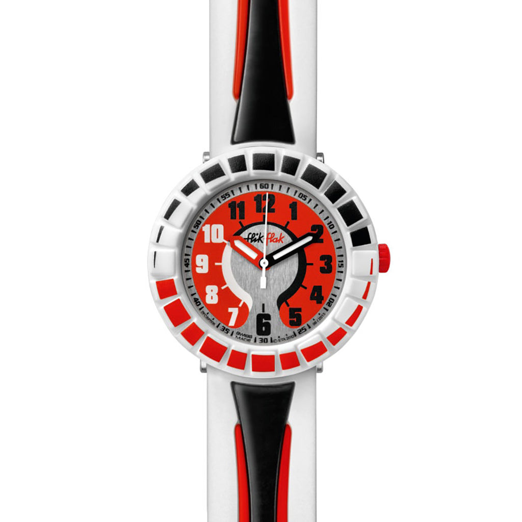 Swatch Flik Flak ALL AROUND BLACK & RED ZFCSP006