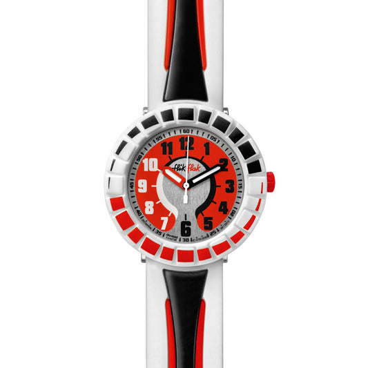 Swatch Flik Flak ALL AROUND BLACK & RED ZFCSP006