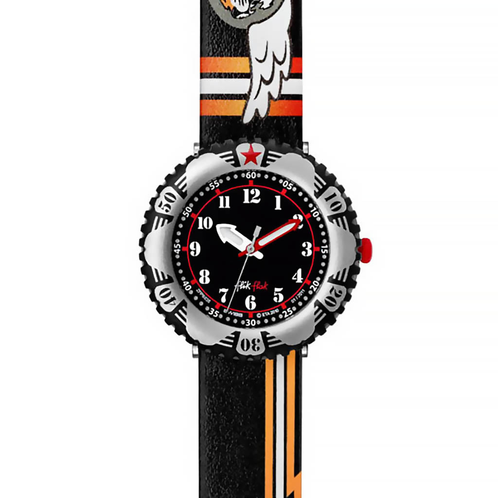 Swatch Flik Flak BLACK STRIPES ZFPS035
