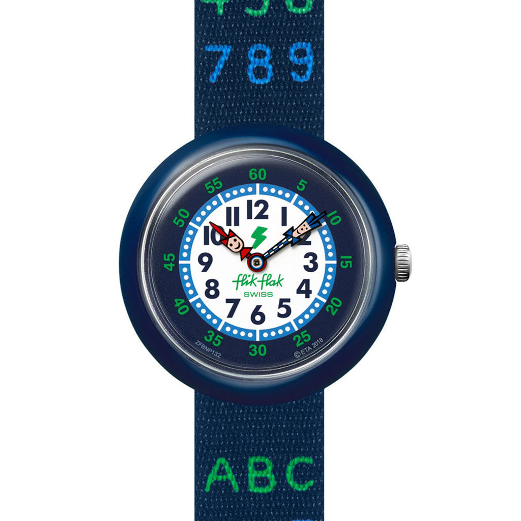 Flik Flak Kinderuhr Blue Ab34 FBNP132