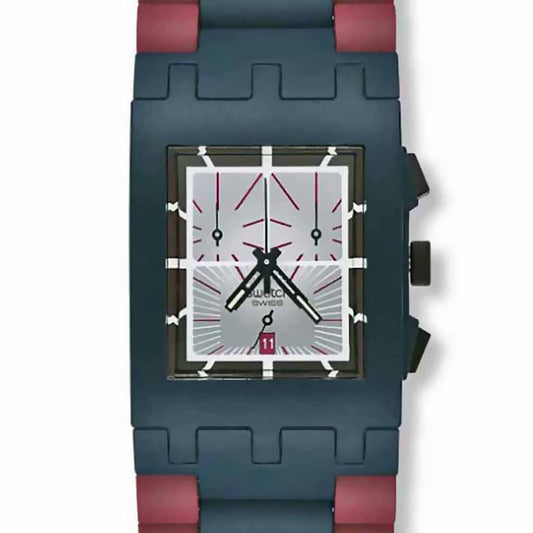 Swatch Square Chrono Blue Equivoque SUEN403P