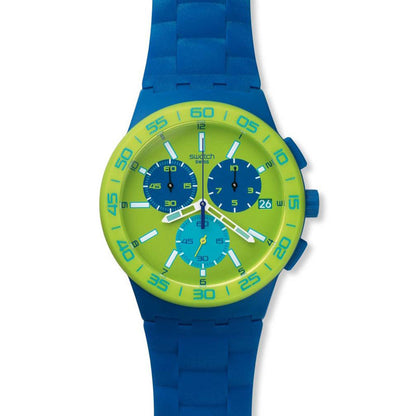 Swatch Chrono Plastic Blue Rug SUSN404