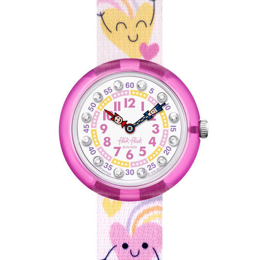 Flik Flak Kinderuhr BOUNCING HEARTS ZFBNP