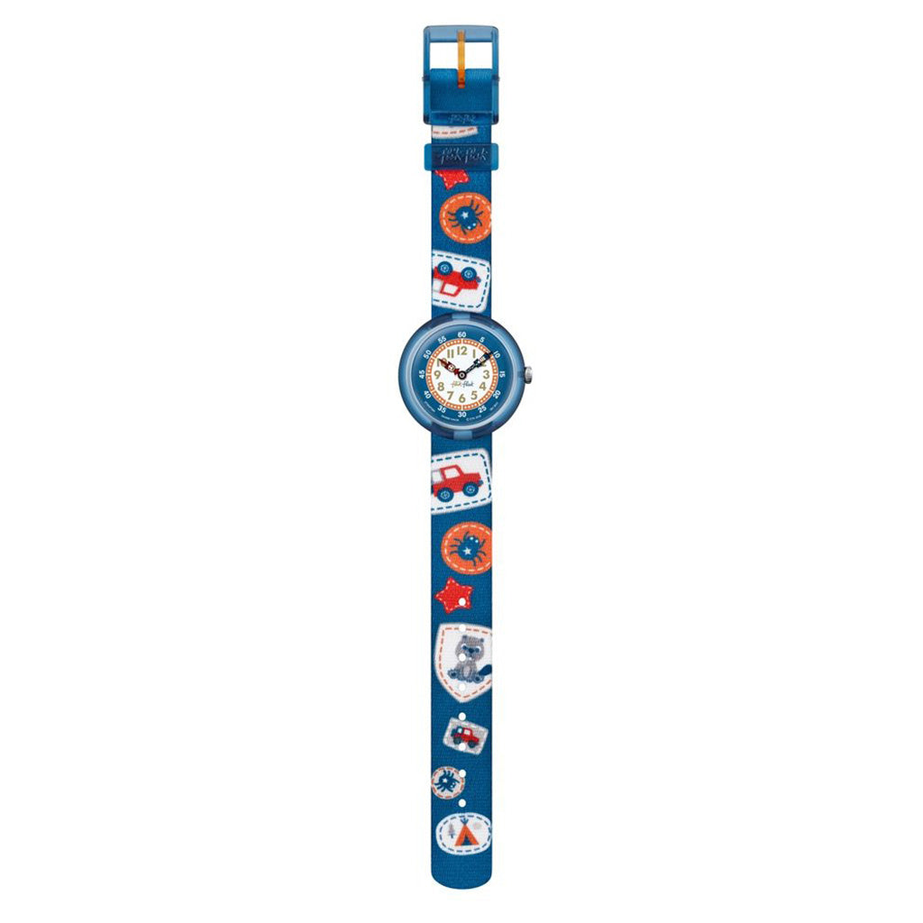 CAMPING BADGE BLUE