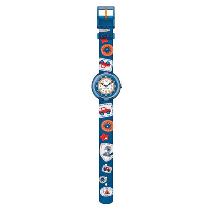CAMPING BADGE BLUE