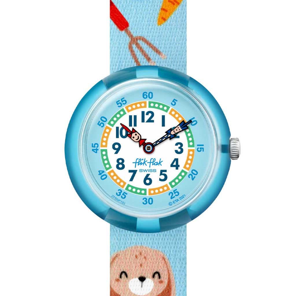 Flik Flak Lernuhr Carrot Party FBNP191