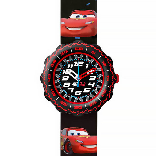 Swatch Flik Flak CARS 2 - LIGHTNING MCQUEEN ZFLS029