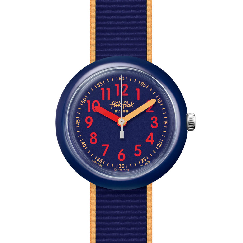Flik Flak Kinderuhr Color Blast Blue FPNP043