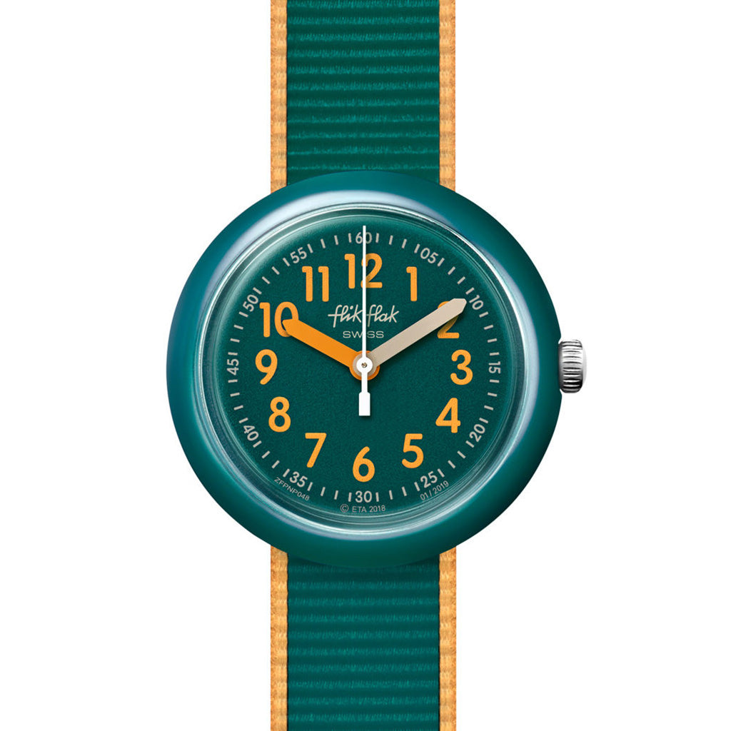 Flik Flak Kinderuhr Color Blast Green FPNP048