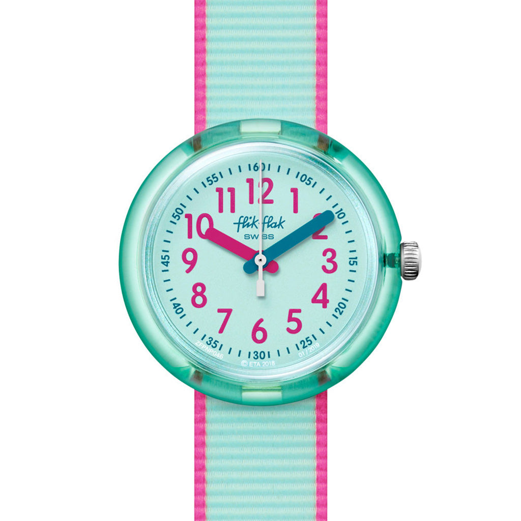 Flik Flak Kinderuhr Color Blast Turquoise FPNP046