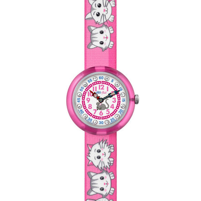 Swatch Flik Flak CUTY CATS IN PINK FBNP014