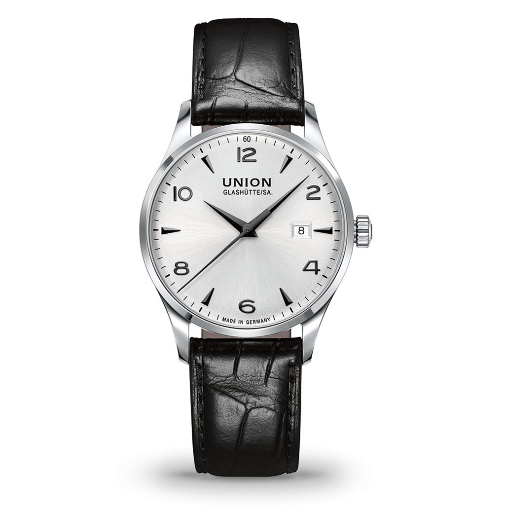 Noramis Datum Silver Leather Black (Ausstellungsstück)