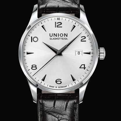 Noramis Datum Silver Leather Black (Ausstellungsstück)