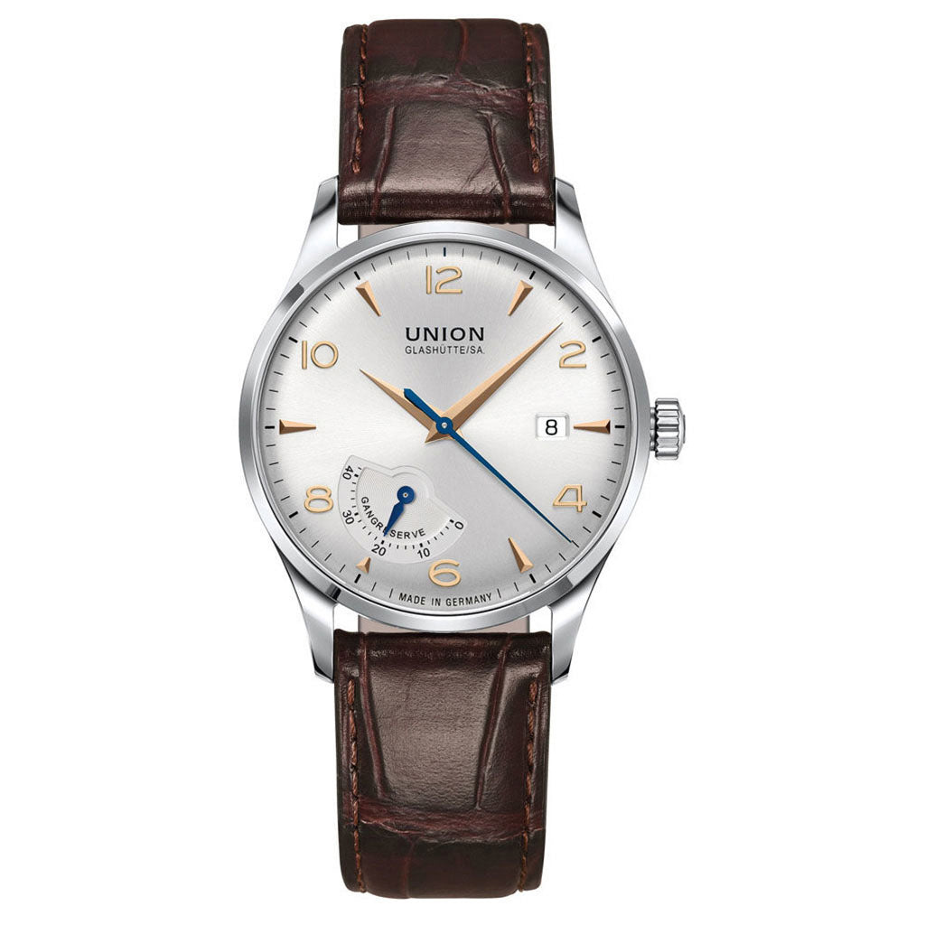 Noramis Power Reserve Silver Leather Brown