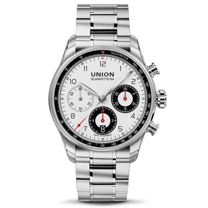 Belisar Chronograph 40 mm Silver-White