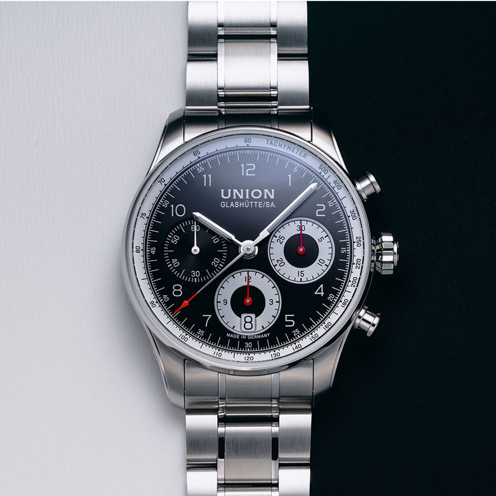 Belisar Chronograph 40 mm Silver-Black
