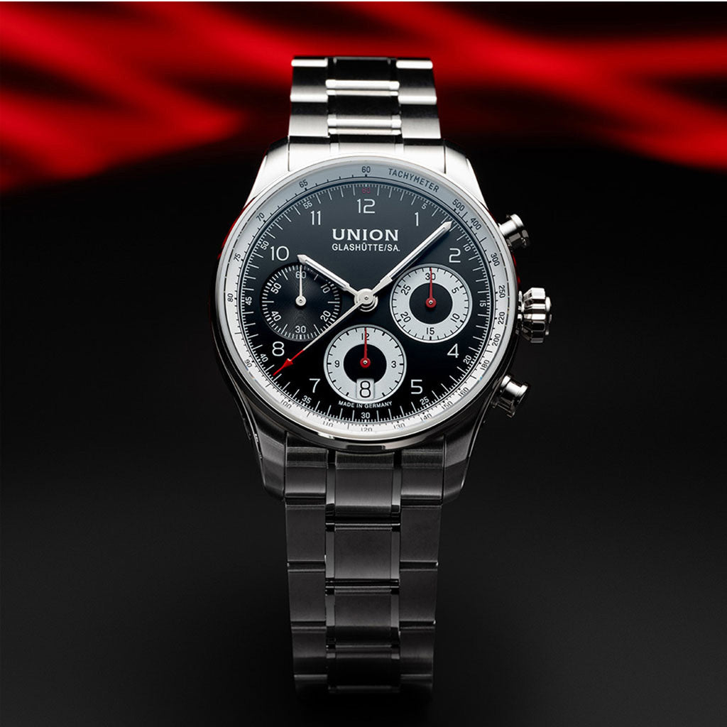 Belisar Chronograph 40 mm Silver-Black