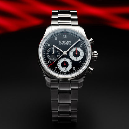 Belisar Chronograph 40 mm Silver-Black
