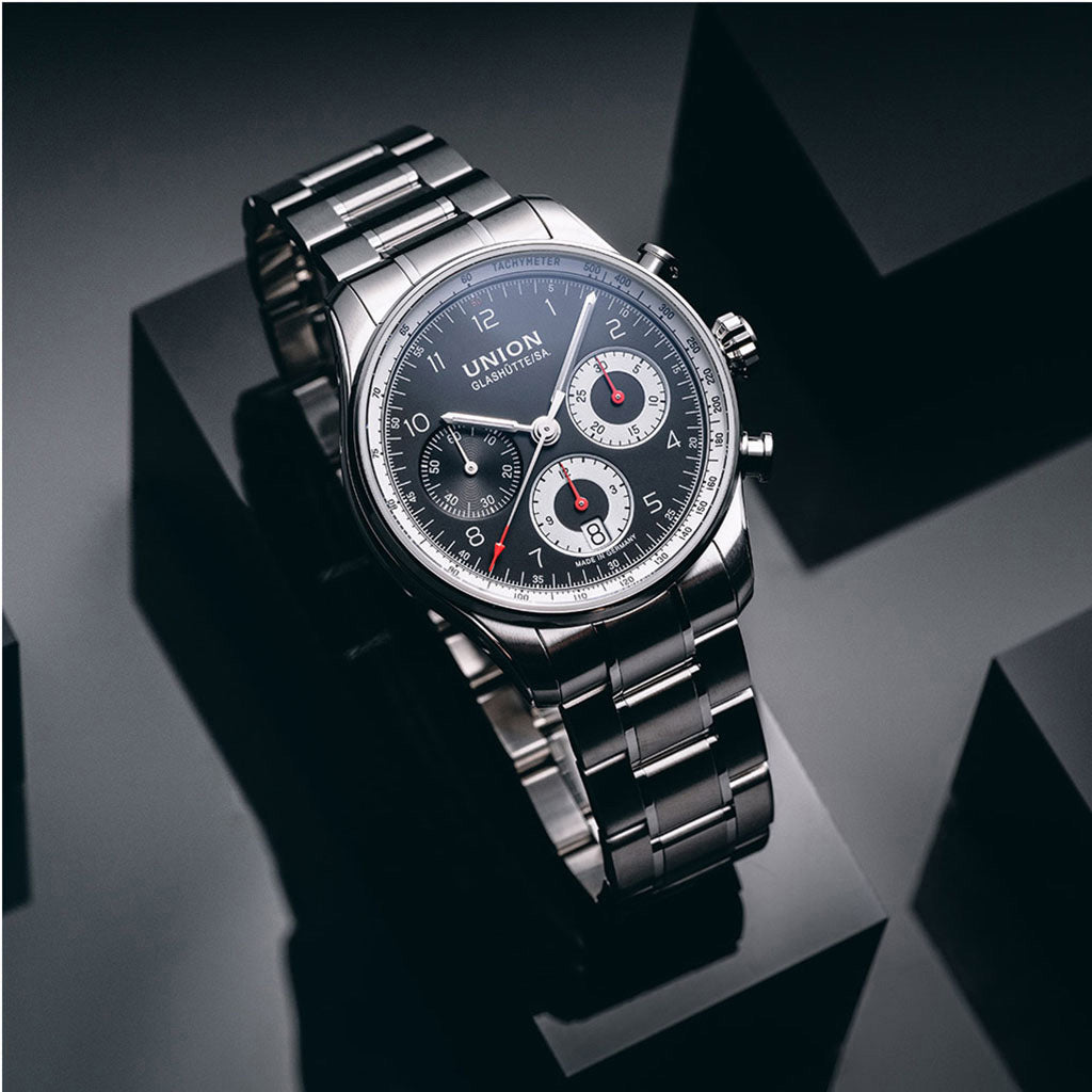 Belisar Chronograph 40 mm Silver-Black