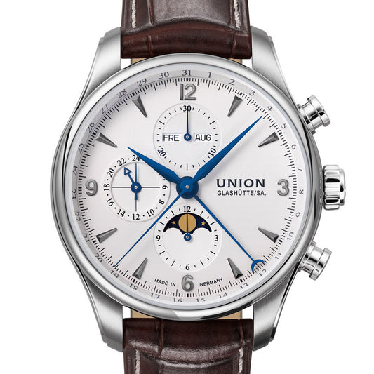 Belisar Chronograph Mondphase Blue Hands