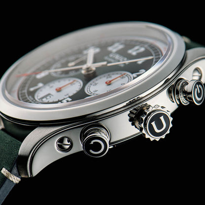 Belisar Chronograph Green Leather Green
