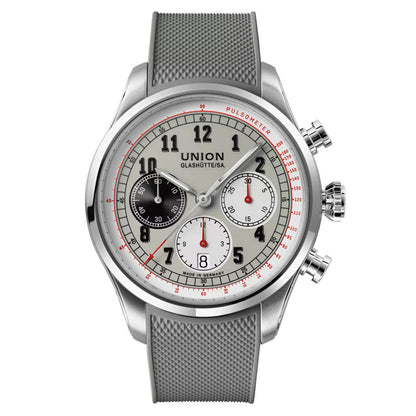 Belisar Chronograph Grey Silikonarmband Grau