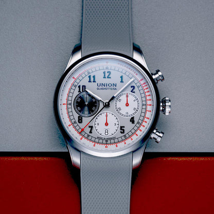 Belisar Chronograph Grey Silikonarmband Grau
