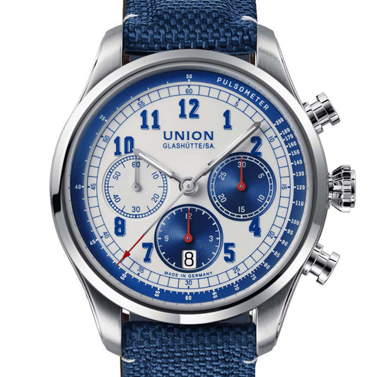 Belisar Chronograph Blue Textilarmband Blau
