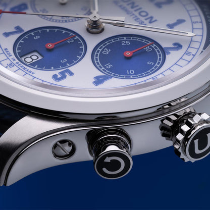 Belisar Chronograph Blue Textilarmband Blau