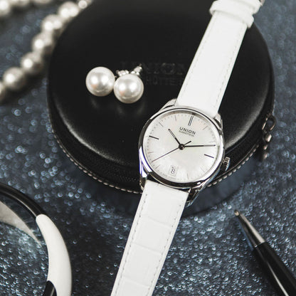 Viro Datum White Leather White